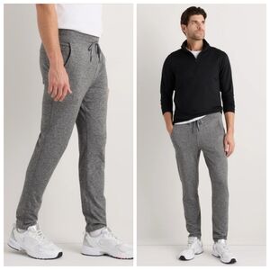 Quince Flowknit Ultra Soft Performance Joggers Gray Men's Size Medium Stretchy